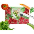 thumbnail image 2 of Caroline's Treasures Pembroke Corgi Poinsettas Glass Cutting Board Large, 2 of 2