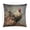 Pattern-3, variant on Pillow Cover Robin Bird Throw Pillow Covers 16"x16" Decoration for Sofa Couch Vintage Lovely Robin Sitting on Tree Branch Decorative Throw Pillow Covers