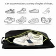 thumbnail image 3 of 1Pack Winter Shoe Storage Bags - Fluorescent Green Hanging Organizers for Travel & Home, Dustproof Moisture-Proof Polyester, Modern Minimalist Design for Sneakers & Various Footwear Protection, 3 of 7