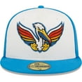 thumbnail image 2 of Men's New Era White/Royal Pelicanos de Myrtle Beach Copa De La Diversion 59FIFTY Fitted Hat, 2 of 6