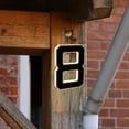 thumbnail image 4 of Modern LED Illuminated Number Sign Outdoor Address Plaque For Wall Or Door With Customizable Digit Display Succulent Wall Decorations for Living Room Cute Small Couches for Bedrooms Door Welcome, 4 of 4