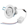 thumbnail image 2 of 5*3W LED Ceiling Light Recessed Dimmable White Spotlight Downlight Ceiling Spotlight Downlight Warm White 100-140V, 2 of 9