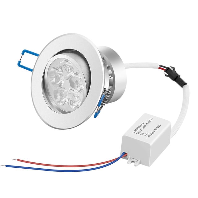 Led Luz De Techo Empotrada Regulable Foco Downlight Blanco Frío 100-140V 5 * 3W Monstrate HA024271-01