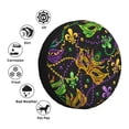thumbnail image 4 of Kdxio Spare Tire Cover for RV Trailer, Waterproof Wheel Cover,Camper Spare Tire Cover Fit for Rv SUV Truck Travel Trailer 14 inch-Mardi Gras Surface, 4 of 8