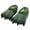 Army Green, variant on Unisex Cute Animal Paw Slippers Soft Plush Claw House Shoes Slip On Closed Toe Fuzzy Indoor Slippers for Men Women Warm Comfort Casual Footwear