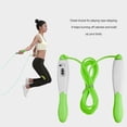thumbnail image 3 of Counting Skipping Rope Jump Ropes Sport Fitness Exercise Tool Fast Speed Counting Rope Skipping Wire, Green, 3 of 5