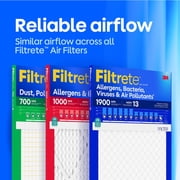 Filtrete 20x20x1 HVAC Furnace Air Filter, MPR 1500 MERV 12, Allergen, Bacteria and Virus, 1 Filter
