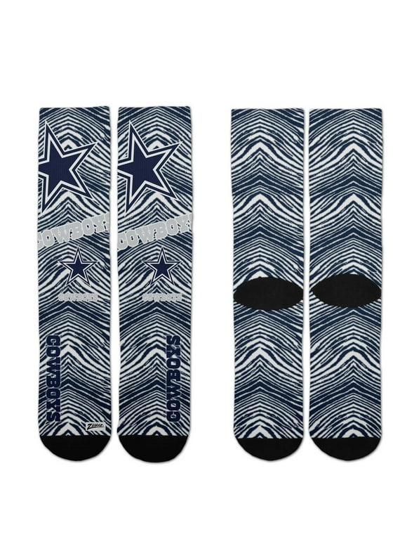 For Bare Feet Dallas Cowboys Zubaz Zubified-Crew Socks
