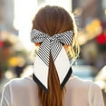 thumbnail image 2 of Unique Bargains 1 Pc Scarf Headband Stripes Neck Scarf for Women White, 2 of 5
