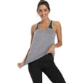 thumbnail image 4 of TRYSIL Womens Workout Tank Tops Racerback Mesh Sleeveless Athletic Yoga Running Gym Shirts, 4 of 7