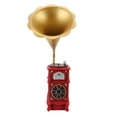 thumbnail image 2 of Telituny Modèle de Gramophone - Vintage Phonograph Gramophone Model Home Cafe Decor Ornements, 2 of 8