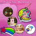 thumbnail image 5 of SkyMagic Magic Foam Texture Painting Kit - 3D Art Craft Aqua Puffs Kit, 15 Paint by Number Craft forCreative Fun for Kids Ages 4+, 5 of 9