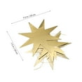thumbnail image 3 of UPOUART 2Pcs Golden Party Star Banner Hanging Decoration for Indoor and Outdoor Celebration, 3 of 8