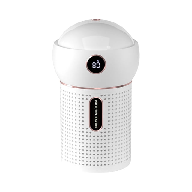Night Light Humidifier For Kids, 630ml Cool Mist Humidifier For Kid Bedroom, 360°Rotation Projection ,-Quiet, Waterless Auto-Off, Kids