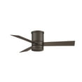 thumbnail image 4 of Axis Indoor and Outdoor 3-Blade Smart Flush Mount Ceiling Fan 44in Bronze with 3000K LED Light Kit and Remote Control, 4 of 4