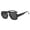 Black, variant on ibiyuan Sunglasses For Women Classic Round Sunglasses For Women Men Large Frame Fashion UV400 Shades