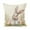 D, variant on Tyidzon Easter Pillow Covers 18x18 Inch - Bunny Flower Print Throw Pillow Covers for Sofa, Spring Home Decor and Easter Gifts