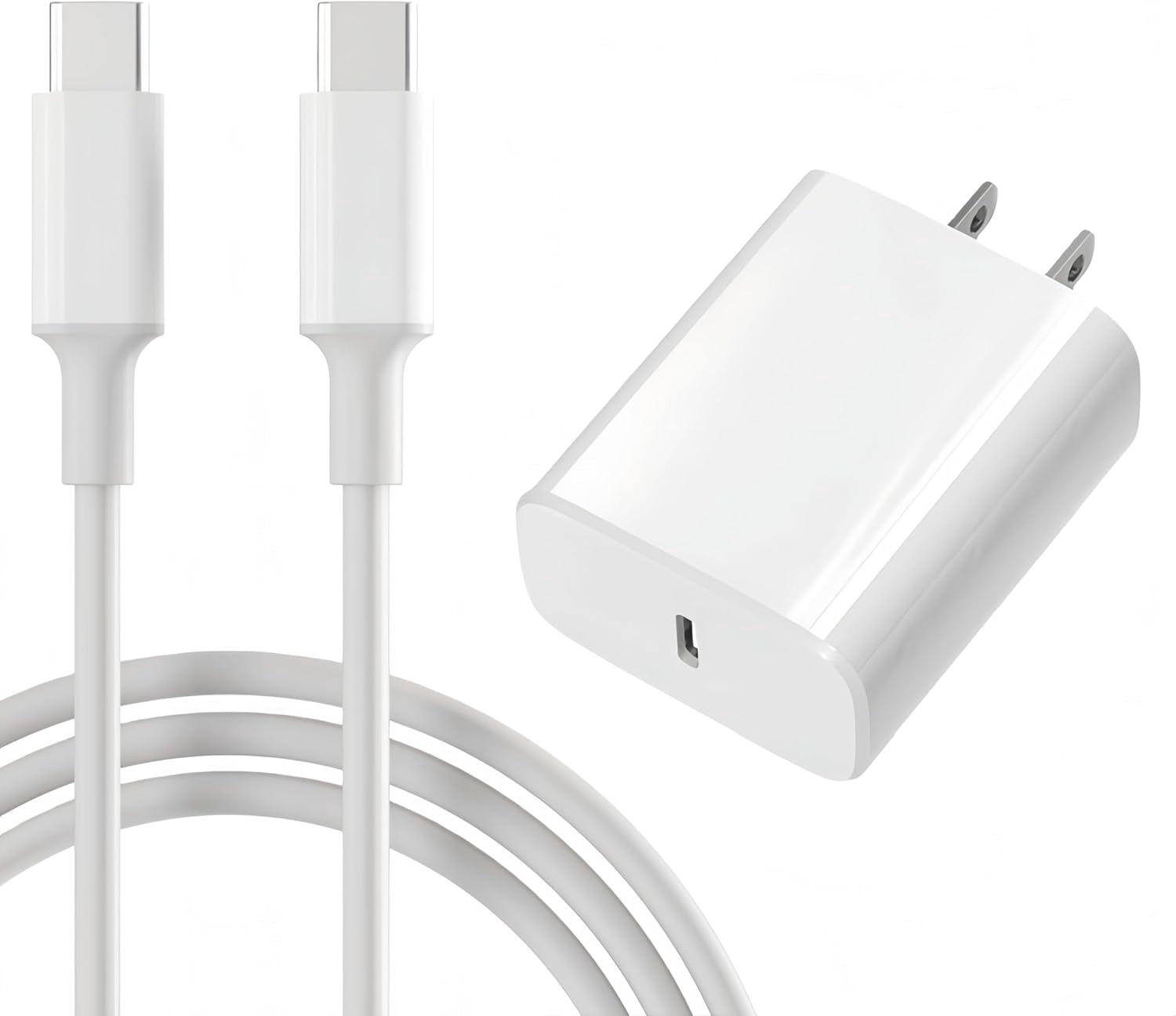 RGHJAR-USB C Fast Charger for Samsung Galaxy Tab A11+, A9+, A9+ Plus, A8, S11, S10 FE, S9+ Plus Tablet, 20W Power Adapter with USB C Cable 6.6ft