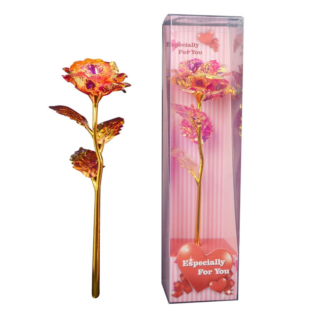 Galaxy Rose Flower Valentine's Day Lovers' Gift Romantic Flowers With Love Base 