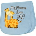 thumbnail image 2 of Inktastic My Mamaw Loves Me Baby Burp Cloth, 2 of 3