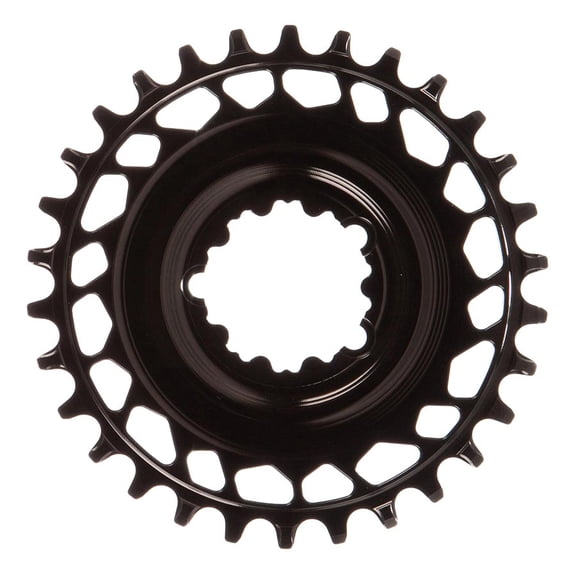 Works Components GEO SRAM GXP, Chainring, Teeth: 30, Speed: 12, BCD: Direct Mount SRAM 3 Bolt, Front, 7075-T6 Aluminum,