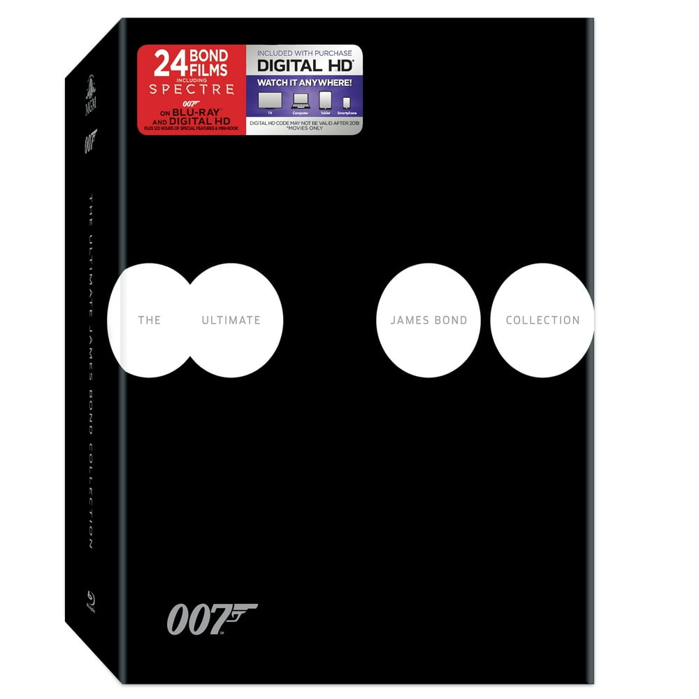 The Ultimate James Bond Collection (Bluray + Digital HD)