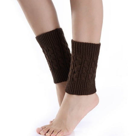 

Xiaoffenn Ankle Warmers Lady Adult Leg Sets Pile Of Socks Autumn And Winter Keep Warm Wool Sock Knitting Foot Cover Clearance