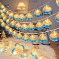 thumbnail image 5 of Luoshdecor 19.7 ft Seashell String Lights,Summer Ocean Themed Decorative Fairy Lights for Patio, Garden, Wedding,Camping Decor, 5 of 8