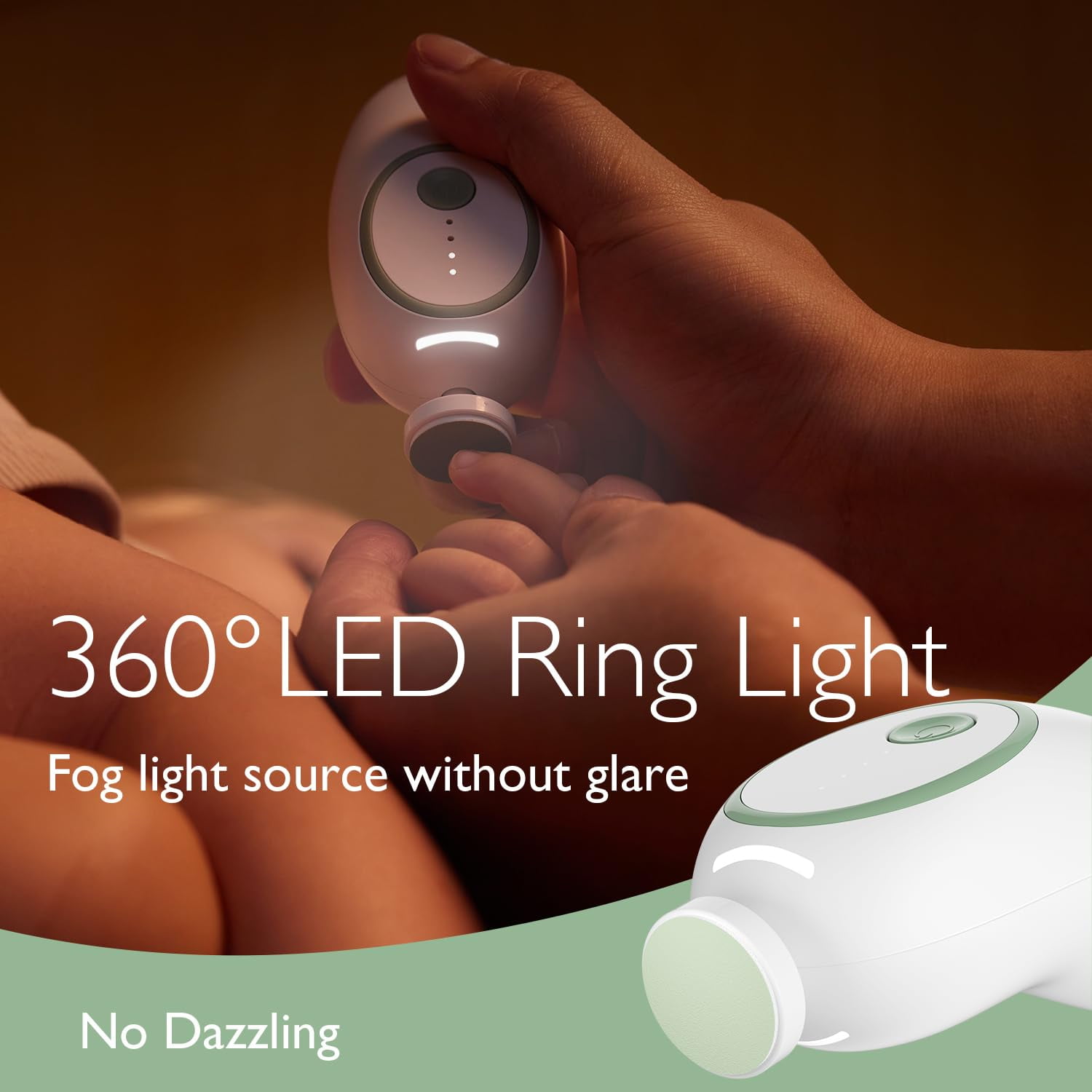Momcozy Baby Nail Trimmer, Electric Rechargable，Gentle and Safe