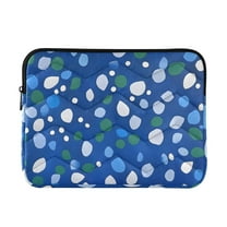 FORMRS 13-13.3 inch Laptop Sleeve Case Soft Carrying Quilted Computer Bag Cover, Green Dots