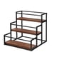 thumbnail image 1 of Modern 3-Layers Red Wine Rack Stable Durable Wine Bottle Display Stand for Living Room, 1 of 4