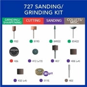 Dremel 727-02 Sanding & Grinding Rotary Accessory Tool Micro Kit, 31 Pieces