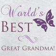 thumbnail image 3 of CafePress - World's Best Great Grandma Sweatshirt - Crew Neck Sweatshirt, 3 of 4