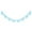 Sky-blue, variant on WEUVEB Birthday Party Style Bow-Shaped Banner Sky-Blue Paper 1Set 5.89x5.50x0.79in