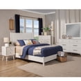 thumbnail image 4 of Alpine Furniture Flynn Mid Century Modern 2 Drawer Nightstand, White, 4 of 4