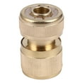 thumbnail image 4 of 8 Pc Brass Hose Connector Hose End Quick Connect Fitting 1/2 Inch Hose Pipe Quick Connector for Gardening Home, 4 of 8