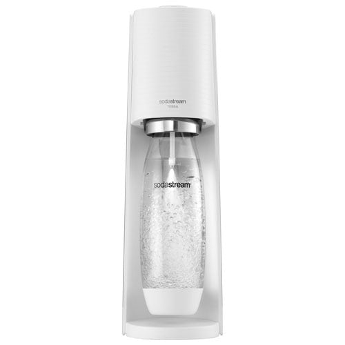 SodaStream Machine à Soda Terra - Blanc (Machine Seulement; Cylindre de CO2 Non Inclus)