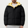 thumbnail image 2 of ZACPNCV Winter Work Jackets for Men Water Resistant Hooded Duck Canvas Coat Insulated Jacket with Pockets, 2 of 4