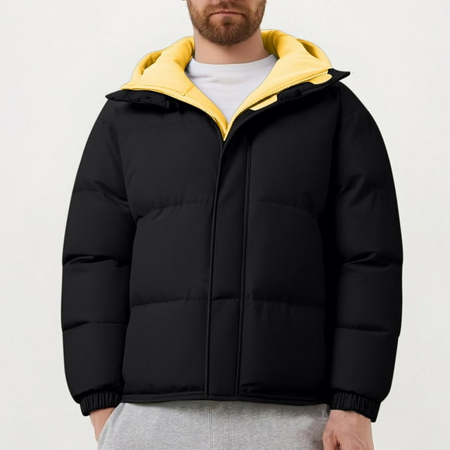 Veste à Capuche Décontractée et à la Mode pour Hommes à Manches Longues avec Boutons et Poches, Polyester Léger avec Manches Élastiques pour Randonnée, Camping et Alpinisme