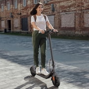 AOTOS Electric Scooter, 300W Motor, 15 MPH, Up to 13 miles Range, 8.5” Solid Tires, Lightweight Foldable Commuter E-Scooter with Smart App Control for Adults, Black