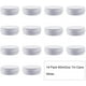 thumbnail image 5 of Paquete de 14 latas de aluminio redondas con tapa de rosca de 2 oz, ideales para guardar especias, dulces, té o regalar (blancas)., 5 of 9