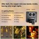 thumbnail image 3 of Cadena de luces románticas alimentadas por energía solar, funciona con pilas y tiene un temporizador que garantiza un uso sin complicaciones, el LED ultrabrillante agrega un toque de magia a su, 3 of 8