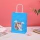 thumbnail image 4 of Bolsa de regalo con forma de unicornio kraft blanco con asas, embalaje para fiestas, 10 unidades, 4 of 4