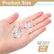 thumbnail image 2 of Uxcell 100 Paquete de Perlas de Cubo de Cristal, Perlas de Vidrio Cuadradas de 3mm Facetadas para Pulseras, Collares, Aretes, DIY Joyería y Manualidades (Serie Blanca), 2 of 6