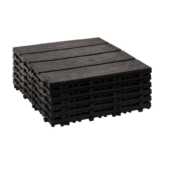 Piso Deck Modular Jardin Terraza X9 Wengue