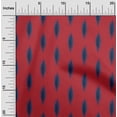 thumbnail image 1 of oneOone Organic Cotton Poplin Twill Fabric Abstract Ikat Decor Fabric Printed BTY 42 Inch Wide, 1 of 4