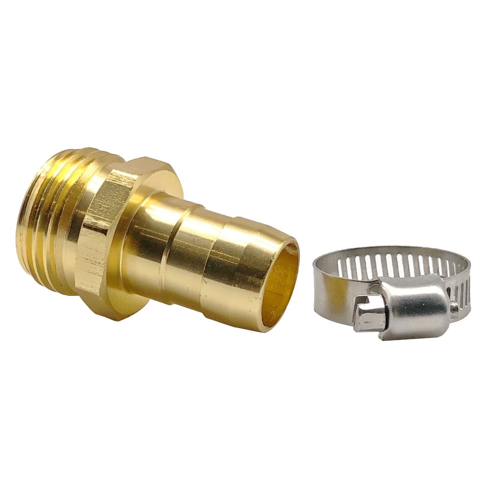 Naierhg 2Pcs 6 inch 3/45/8 Garden Hose Water Pipe Quick Coupling