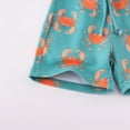 thumbnail image 5 of CAUYDY Boys Toddler Shorts French Terry Cotton Shorts Summer Casual Elastic Waist with Drawstring for Kid(L101-Mint Green,6-7), 5 of 9