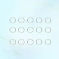 thumbnail image 5 of 200pcs 7x6mm Bag Buckle Stainless Steel Key Chain Rings Jewelry DIY Split Circle, 5 of 5
