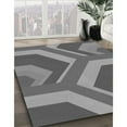 thumbnail image 3 of Ahgly Company Machine Washable Indoor Rectangle Transitional Grey Gray Area Rugs, 3' x 5', 3 of 7